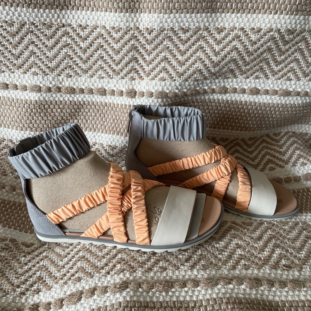 Sorel Women's Ella II Ankle Strap Sandals Sz 8 *Please Read Description *